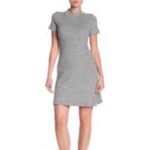 Velvet Torch Ribbed Mock Neck Bodycon Dress size M